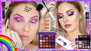 Violet BOMB A Makeup 🧞‍♀️🌈 Rainbow Series 🗯️ CCGRWM [upl. by Melamie]