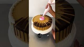 ideas para decorar torta con rosas y ganache de chocolate [upl. by Riorsson]