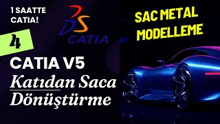 CATIA  KATIDAN SACA DÖNÜŞTÜRME 4 [upl. by Casta917]