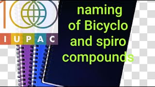 Nomenclature of bicyclo and spiro compounds  Bicyclo and spiro naming for neet iit jee exams [upl. by Hsital]