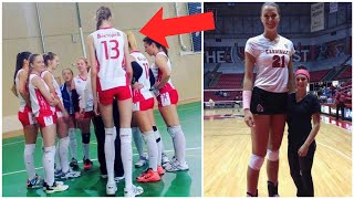 4 Tallest Teenagers in Volleyball History [upl. by Noxas]