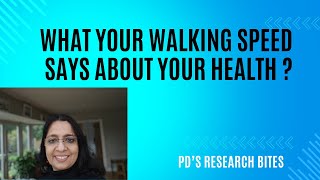 What your walking speed says about your health [upl. by Sawtelle607]