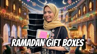 Ramadan Mubarak Gift Boxes making and distribution Sistrology Fatima Faisal [upl. by Sorenson]