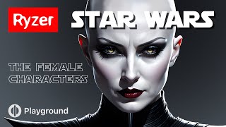 AI Star Wars The Female Characters [upl. by Cassi]