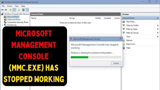 How to Fix Microsoft Management Console MMCexe Has Stopped Working on Windows 11 [upl. by Nothsa]