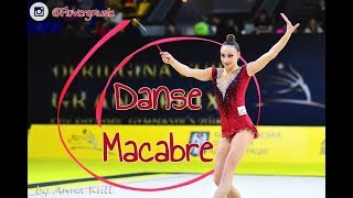 152  Danse Macabre music rhythmic gymnastics [upl. by Nnaeoj544]