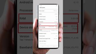 Mobile Ka Ram Or Storage Kaise Check Kare phone [upl. by Atiuqan]