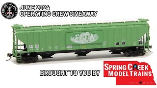 June 2024 Operating Crew Giveaway [upl. by Annavas130]