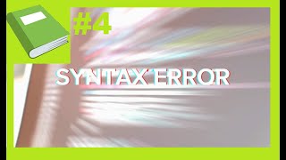 Invalid SYNTAX ERROR in python  WHAT it is and how to SOLVE it [upl. by Ursula]