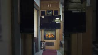 Glazed donuts coffee Ashley electric fireplace 🧐🕯️🤨🤣👍⚡💡 [upl. by Nonek]