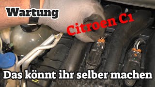 Das könnt Ihr selber machen  Wartung Citroen C1 [upl. by Fawcett844]