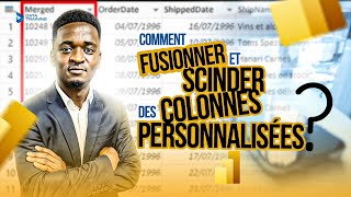 Comment fusionner et scinder des colonnes avec Power BI [upl. by Hatokad993]