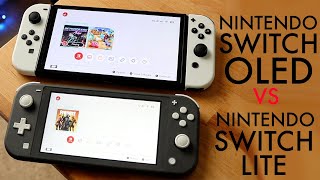 Nintendo Switch Lite Vs Nintendo Switch OLED In 2024 Comparison Review [upl. by Benisch]