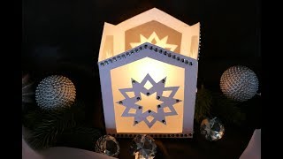 DIY Windlicht basteln – Weihnachtsdeko – christmas decoration – Weihnachtsschmuck [upl. by Aleahc]