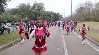 Abramson Sci marching band 2023 Nefertiti parade Full Route coverage [upl. by Nalyk]