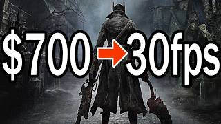 Bloodborne ARTIFICIALLY Locked  PS5 Pro Still Plays At 30fps [upl. by Nilreb734]