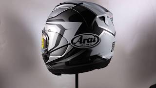 Arai CorsairX Bracket White Frost 360º [upl. by Donelson]