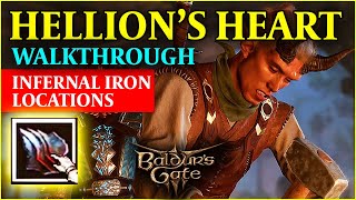 The Hellions Heart COMPLETE Walkthrough Infernal Iron amp Dammon Locations  Baldurs Gate 3 [upl. by Akeryt]