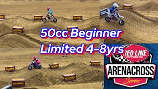 50cc Beginner 2024‘25 Tristar Mx Arenacross Williamston NC 111624 fyp moto trending 50 [upl. by Ylrbmik]