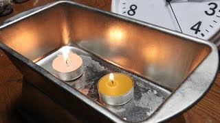 Beeswax Vs Paraffin Flame Test [upl. by Yrffej898]