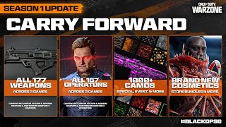 NEW Black Ops 6 Season 1 Carry Forward Update… Prestige Weapons Operators [upl. by Atsirak857]