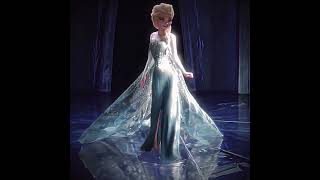 Elsa Let’s Her Hair Downwalk😍❤️🔥frozen elsa disneycharacter edit keşfet disney viralvideo [upl. by Annah]