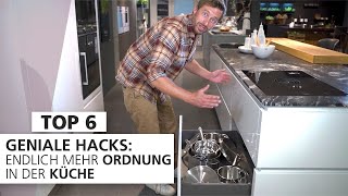 Mit diesen 6️⃣ Hacks kannst du deine Küche organisieren und Ordnung halten  INTERIYEAH [upl. by Ilyse912]