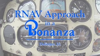 RNAV Approach at Dubuque [upl. by Allemahs897]