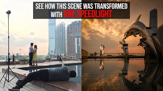 Basic One Light Outdoor Flash Photography Tutorial Speedlight [upl. by Arezzini]