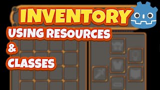 Drag amp Drop Inventory Using Resources In Under 25 minutes  Part 1 Godot 42 [upl. by Furgeson]