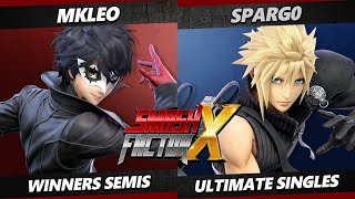 Smash Factor X Top 8  MkLeo Joker Vs Spargo Cloud Smash Ultimate  SSBU [upl. by Guyer]