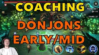 COACHING 21 COACHING EARLYMIDGAME EN DONJONS  Raid shadow legends fr [upl. by Vogeley]