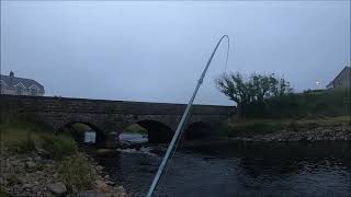 Fly fishing for atlantic salmon CampR River Drowes June 2021 [upl. by Flip]