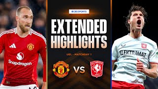 Man United vs Twente Extended Highlights  UEL League Phase MD 1  CBS Sports Golazo  Europe [upl. by Ardie982]