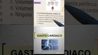 Pregunta sobre gasto cardíaco [upl. by Airehs499]