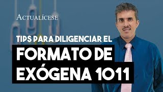 Novedades en la presentación del formato 1011 de exógena [upl. by Zoeller473]