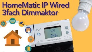 HMIP Wired  3fach Dimmaktor  so konfigurierst Du ihn richtig  verdrahtetinfo 4K [upl. by Armanda]