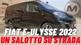 FIAT EULYSSE 2022  La prova in anteprima della monovolume elettrica [upl. by Frymire]