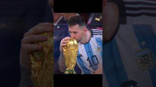 Messis World Cup Kiss The Most Iconic Moment in Football History shorts messiworldcup [upl. by Ten]