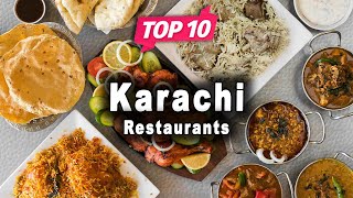 Top 10 Restaurants to Visit in Karachi Sindh  Pakistan  English [upl. by Yrrak527]