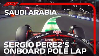 Sergio Perezs Pole Lap  2023 Saudi Arabian Grand Prix  Pirelli [upl. by Ardelia]