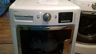 Maytag Maxima With E01 F09 Code Long Drain [upl. by Analos]