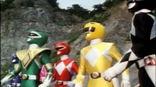 Mighty Morphin Power Rangers Dragonzord fighting mode Risess [upl. by Cirilo883]