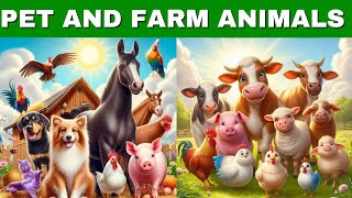 quotFun on the Farm Exploring Pet and Farm Animals For Kidsquot [upl. by Zabrine]