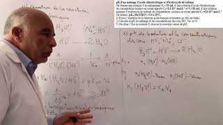 pH dun mélange dacide chlrhydrique et dhydroxyde de sodium [upl. by Ensoll]