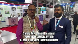 Sandip Roy  General Manager  VDMA INDIA SERVICES PVT LTD at MET amp HTS 2024 Exibition Mumbai [upl. by Tarrance546]