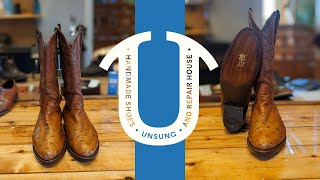 Nocona Cowboy boots  Restoration with JR soles [upl. by Mroz]