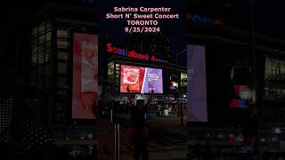 SABRINA CARPENTER SHORT N’ SWEET TOUR TORONTO CONCERT VLOG 9252024 [upl. by Chesney]