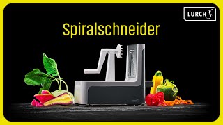 Lurch Spiralschneider für Spiralen und Spaghetti aus Obst und Gemüse [upl. by Bautram]