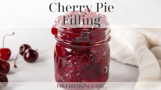 Homemade Cherry Pie Filling [upl. by Nayarb]